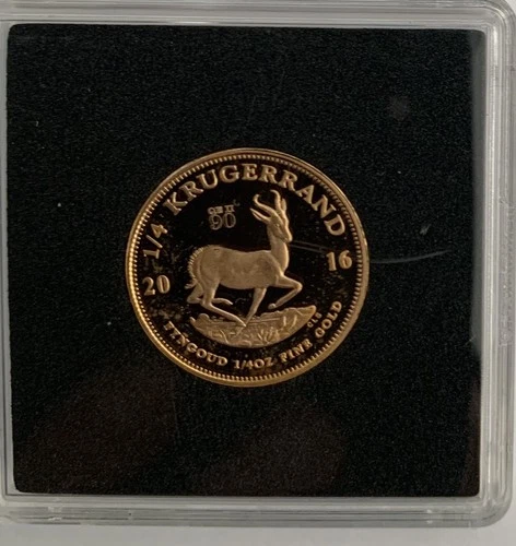 Photo of a 2016 Gold Krugerrand 1/4 oz from an eBay listing that sold on Apr 29, 2026
