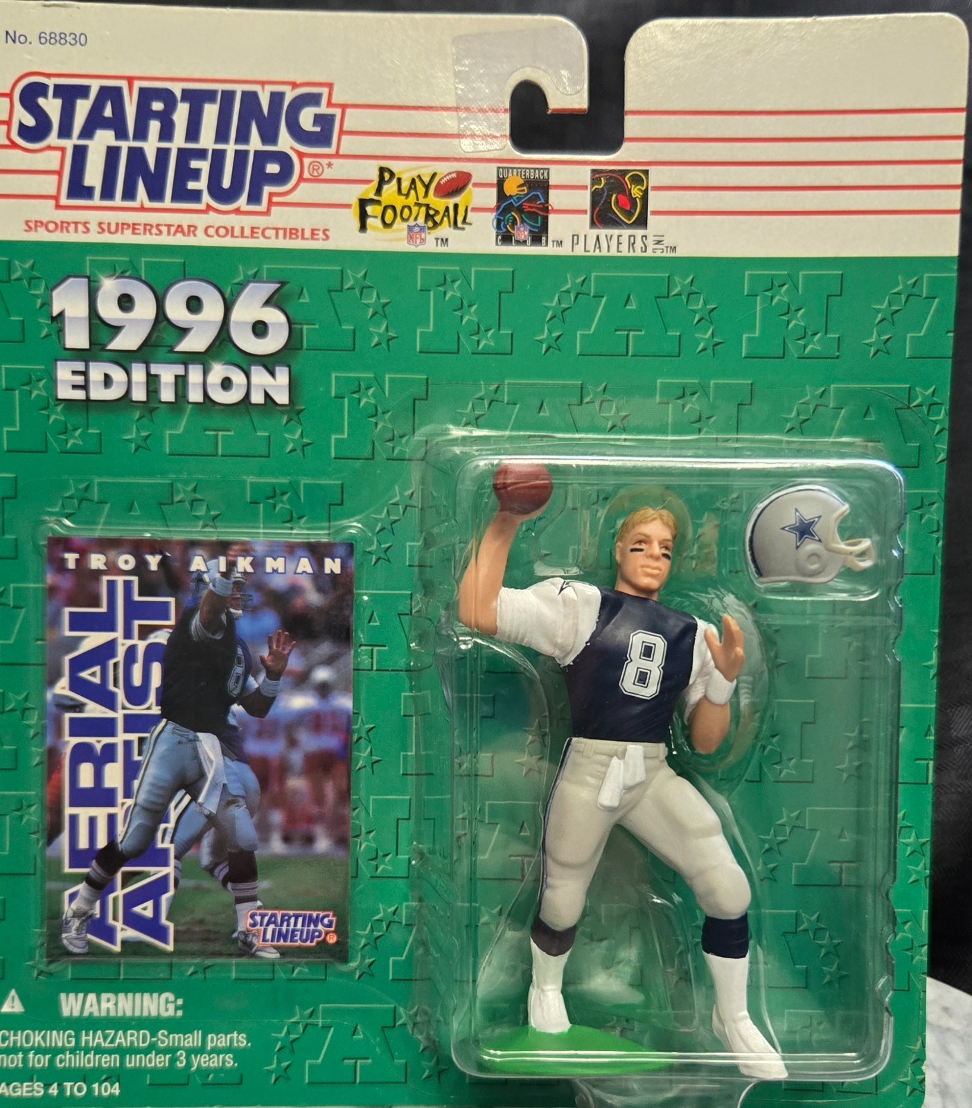 1996 Kenner Starting Lineup Troy Aikman Dallas Cowboys Figur