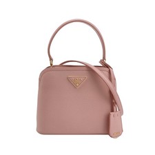 Prada Mini Handbag Top Handle Bag Saffiano Leather w/Gold Haedware [Duties Paid]