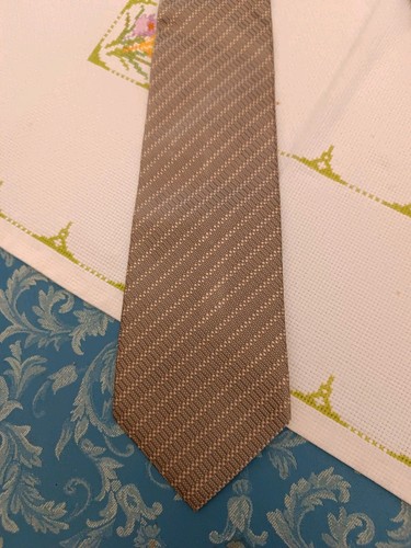 Krizia Uomo 100% SILK TIE SETA CRAVATTA NECKTIE MADE IN ITALY Classica Foto. Op - Foto 11 di 15