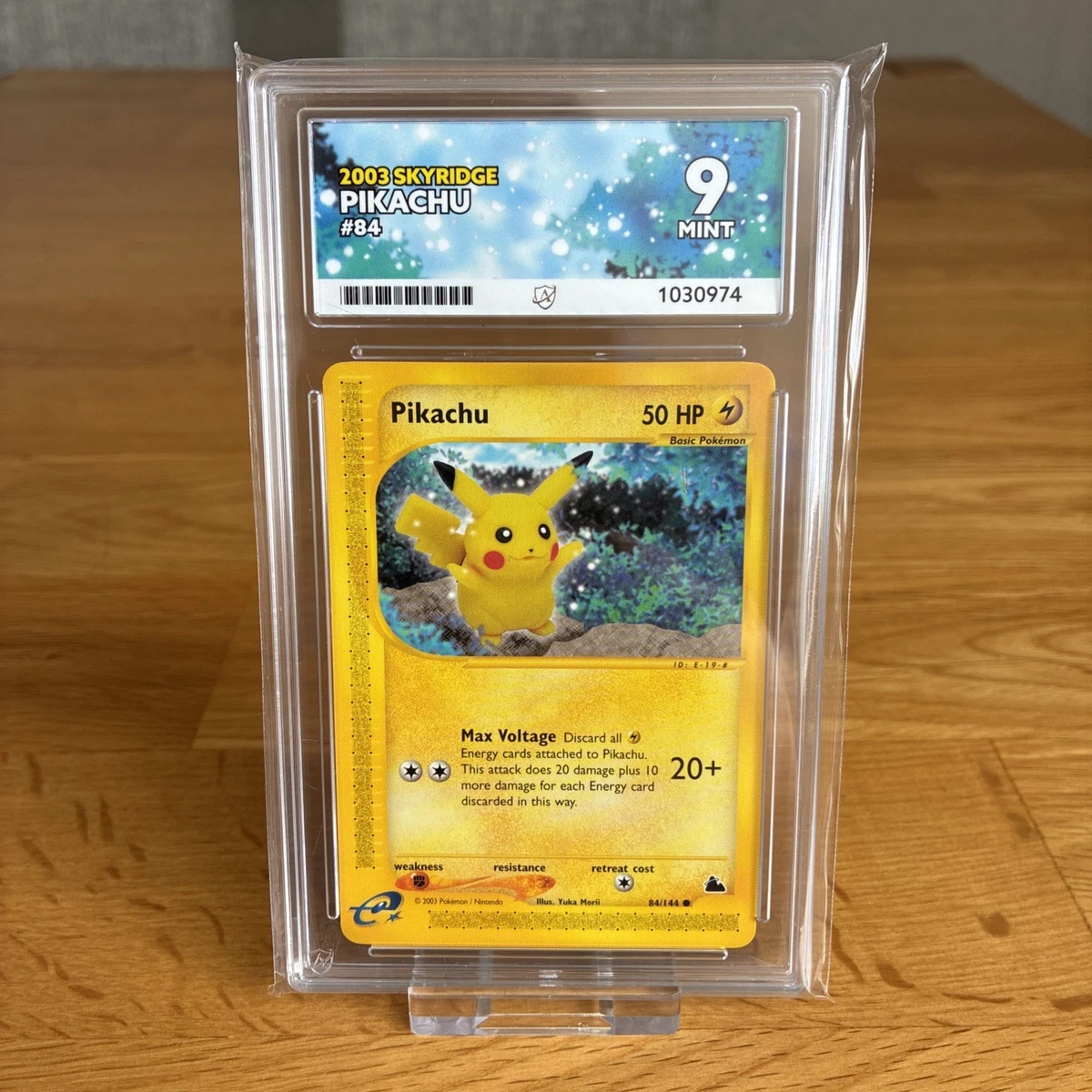 Pikachu Pokémon TCG Grade 9 Individual Collectable Card Game Cards