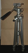 Sunset GD-3000 Pan/Tilt Head 56" Max Deluxe Camera TriPod Tested  Working
