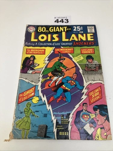 Superman's Girlfriend Lois Lane #77 80 Pg. Giant DC 1967 Vintage Dc Comic Book