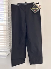 Blauer 9972 Supershell Waterproof Rain Storm Pants with Crosstech Black, Large