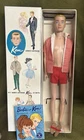 Vintage Barbie Ken Doll Mint In Box W Stand, Sandals, Booklet