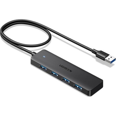 Ugreen USB 3.0 Hub 4 Ports 5Gbps - Plug and Play für Windows, Mac & Linux 60cm