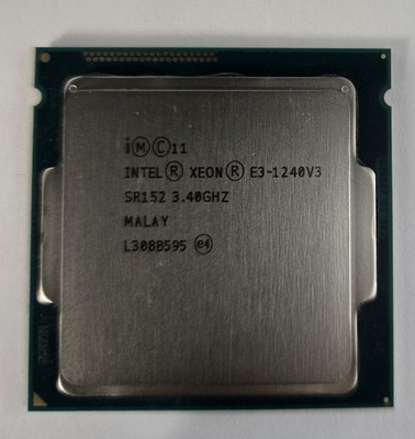 Intel Xeon E3-1240 V3 SR152 3.4GHz 8MB 4C LGA1150 Workstation CPU Processor 80W