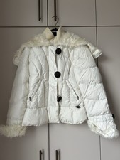 Italian Boutique Vintage White Puffer Size S
