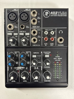 Mackie Big Knob 402 VLZ4 Premium 4-Channel Ultra-Compact Mixer - NO POWER ADAPTR
