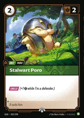 Stalwart Poro (52/43) rftopp NM FOIL- Organized Play