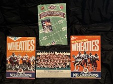 Rare Vintage NFL Washington Redskins Wheaties Box Super Bowl Wall Art