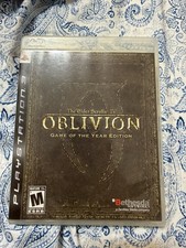 The Elder Scrolls IV: Oblivion Game of the Year Edition (PS3) w/ Manual Tested