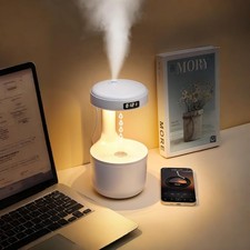 Humidifiers for Bedroom, 800ml Cool Mist Air Humidifie, Anti-Gravity Digital