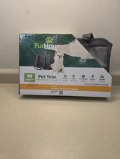 FurHaven Medium Durable Mesh Soft-Sided Pet Tote Carrier, Gray.
