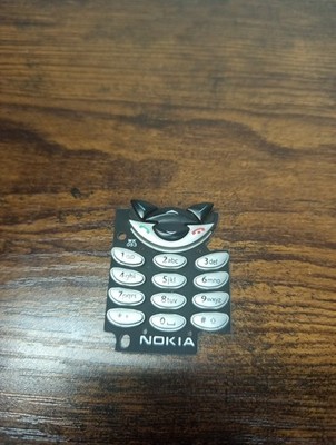 Original Nokia 8210 Tastaturmatte | Keypad Silber | Rarität ''Handy-Zubehör''