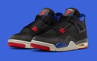 Nike Air Jordan 4 Retro Rare Air GS & Women's Red Blue Sports