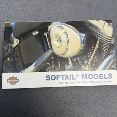 EUC 2004 Harley-Davidson Softail Models Owners Manual P/N 99469-04  OEM Book
