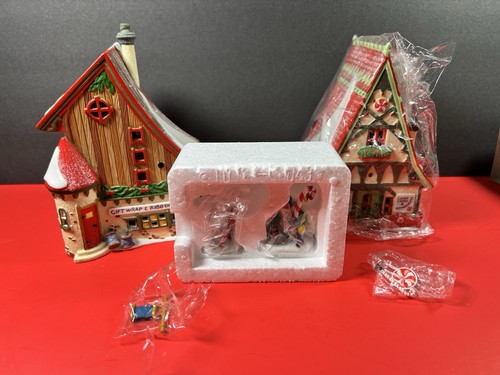 Department 56 North Pole Start a Tradition Set Missing Road & Trees WORKS NEW - Bild 18 von 24