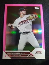 2023 Topps Pro Debut - Jackson Merrill #PD-165 Fuchsia Foil /199 (RC)