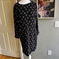 Black Mini Dress Long Sleeve Casual Career Cutout Back Party Cocktail Minimalist
