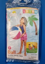 Intex Inflatable 24 inch Beach Ball Glossy Panel Ball Toy BRAND NEW 2021