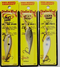 STRIKE KING LUCKY SHAD HCLSS3 (LOT OF 3 )