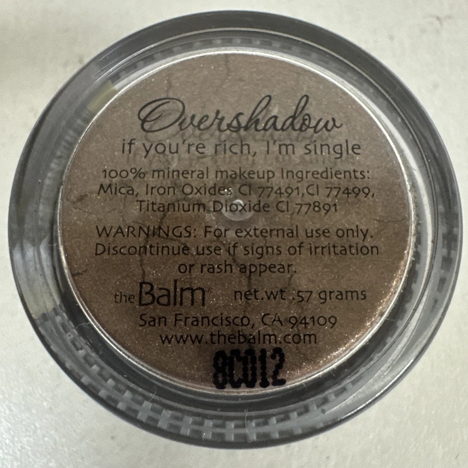 The Balm, Overshadow -if you're rich I am single ( Bronze ) - Image 3 of 3