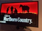 Vintage  Come to Marlboro Country Lighted Sign  1996 Everbrite Neon