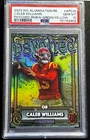 Caleb Williams 2023 Wild Card Alumination Psyched Rainbow PSA 10 GreenYellow /50