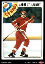 1978 Topps #32 Andre St. Laurent Red Wings 8 - NM/MT
