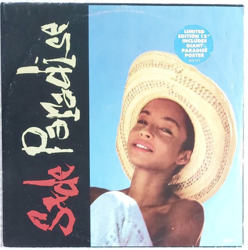 Sade "Paradise" UK 1988 Epic Label 12" 45rpm Poster Sleeve Single