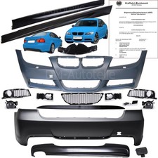 Bodykit Stoßstange Set ohne PDC passt für BMW E90 05-08 Serie oder M-Paket +ABE*