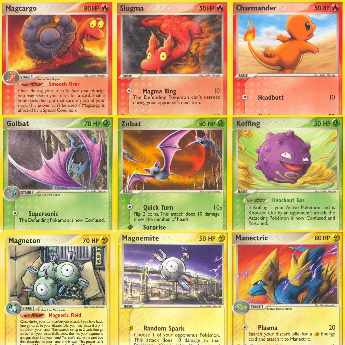 lp pokemon cards Midori Harada - Pick Your Pokemon Cards NM-LP - Complete Set
