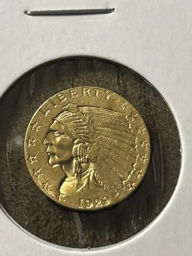 1929 Indian Head Quarter Eagle Gold $2.5