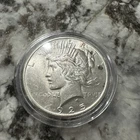 1925-S PEACE SILVER DOLLAR ~ CH AU / HAIRLINES  ~ NICE COIN ~