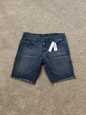 Vintage Y2K Calvin Klein Jeans Denim Jorts Shorts Mens Size 38 NWT Baggy Cutoff