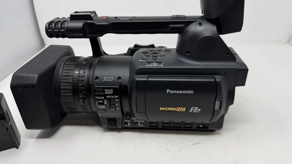 Videocámara Panasonic AG-HVX200 DVC PRO HD P2 con 765 horas (leer) Foto 2 de 4