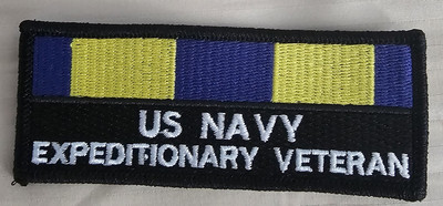 US NAVY EXPEDITIONARY VETERAN PATCH 