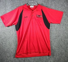 Southeastern Freight Lines Mens Employees Button Shirt Red Size Large Anderson