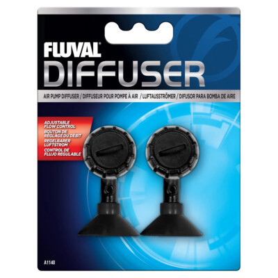 Fluval Luftausströmer Diffusor 2er Set für Aquarien 3x6,5cm Sauerstoffsteigerung