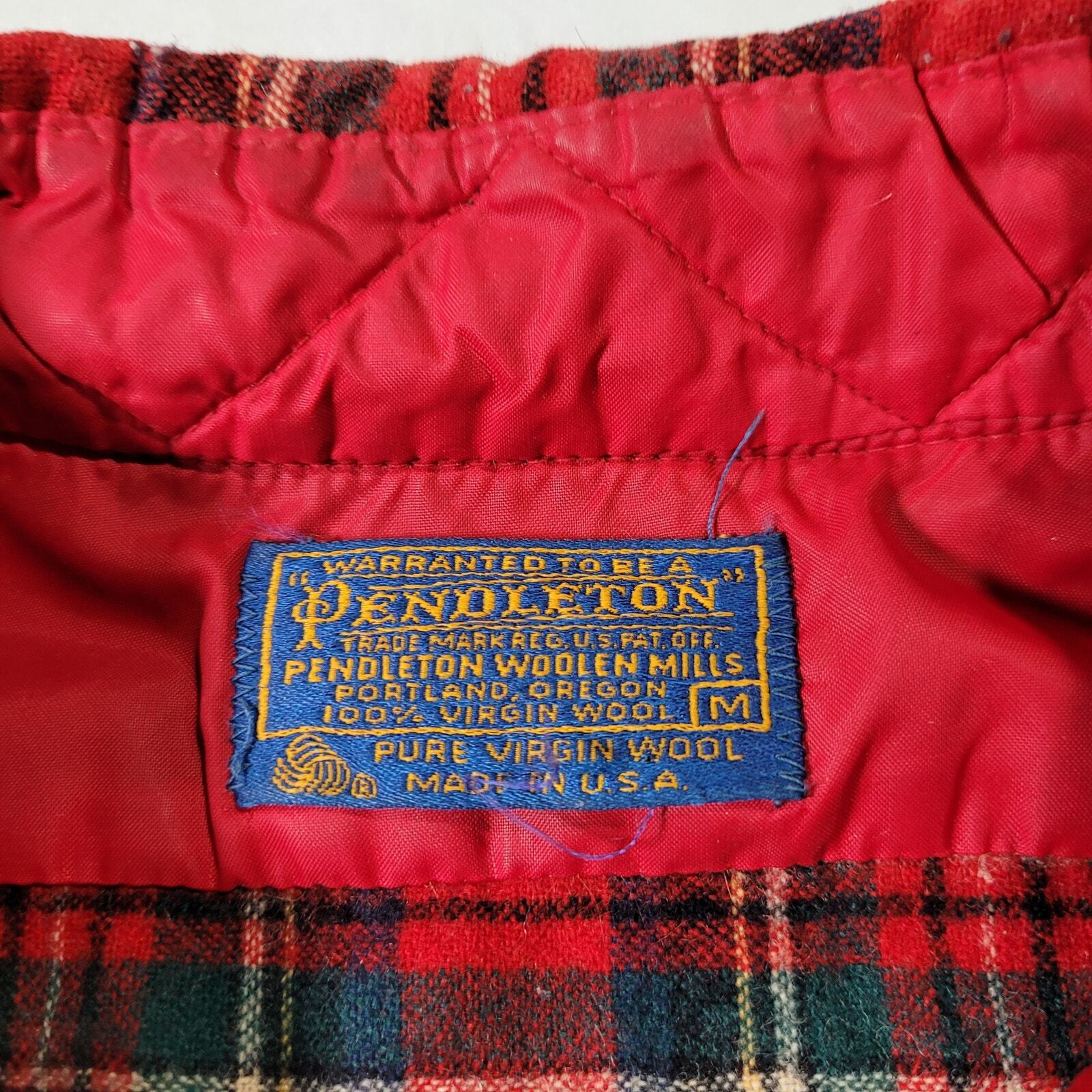 VTG Pendleton Medium Wool Fireside Flannel Prince… - image 2