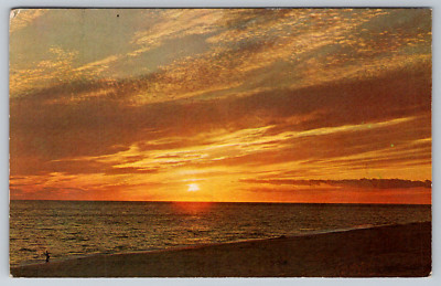 Westfield Center Ohio Sunset Free Lance Eisenhower Postcard