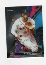 2021 TOPPS FINEST BASEBALL XANDER BOGAERTS BOSTON RED SOX #72