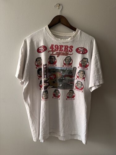 Vintage NFL San Francisco 49ERS 1990 Legends Shir… - image 1