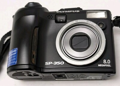 OLYMPUS SP-350 ブラック　単三電池使用 Olympus SP-350 Digital Camera 8.0MP 3x Optical Zoom Point N Shoot
