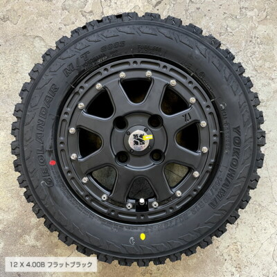 XTREME-J YOKOHAMA 145/80R12 80/78N GEOLANDER M/T Snow Mud Tires x4