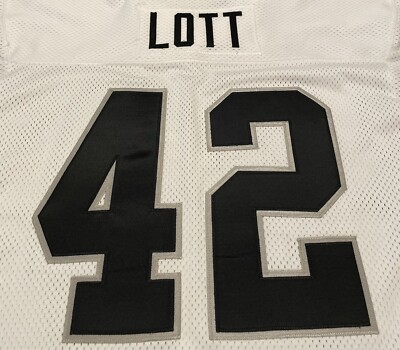 5L相当　極美品　ロサンゼルス・レイダース ユニフォーム 42 ロニー・ロット Authentic Vintage Mitchell & Ness NFL Los Angeles Raiders Ronnie