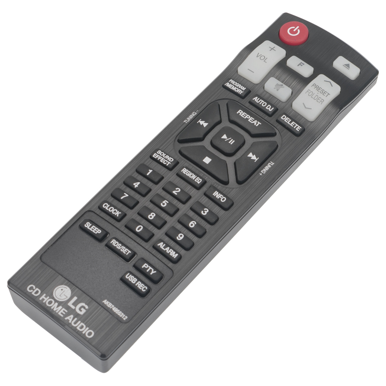 New AKB74955312 Remote Control for LG CD Home Audio CM4560 CMS4550F