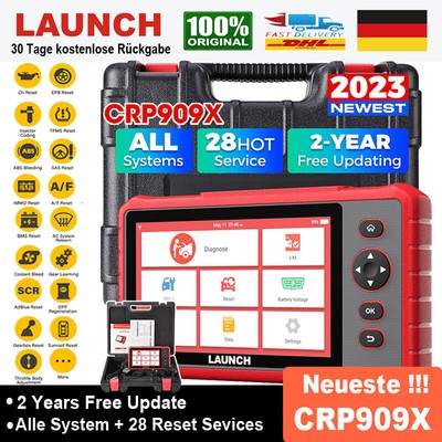 2025 LAUNCH CRP909X KFZ Diagnosegerät Auto OBD2 Alle System  Coding TPMS EPB
