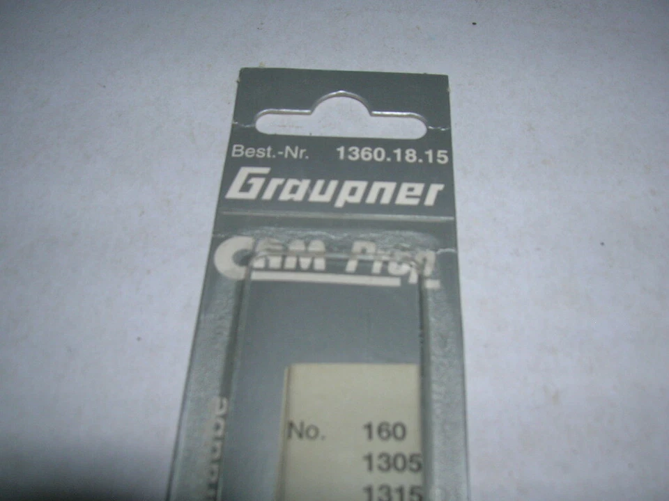 Graupner Luftschraube SUPER NYLON 18x15 cm / 7x6 Zoll Art 1360.18.15 - Bild 2 von 2